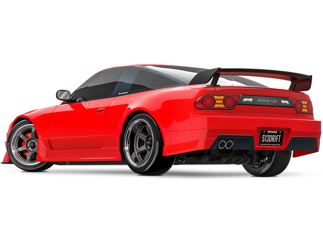 Traxxas 4-Tec Drift Nissan 240SX 1:10 VXL červený