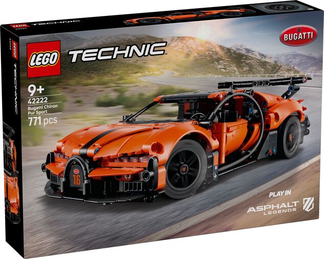 LEGO® Technic 42222 Hyperauto Bugatti Chiron Pur Sport