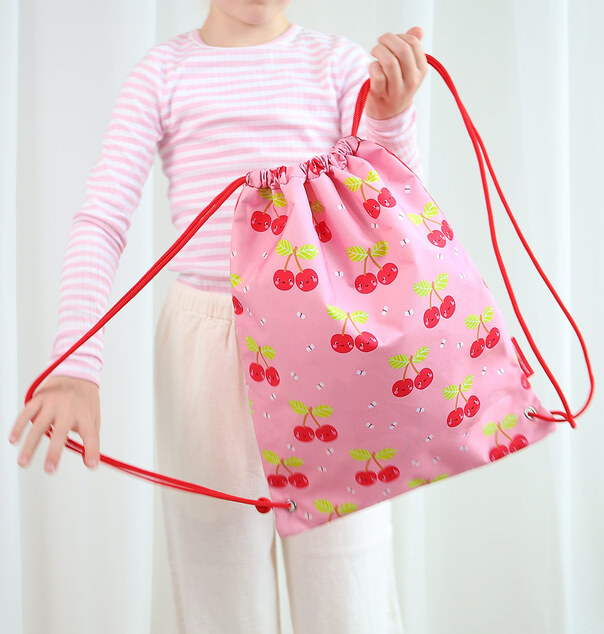 A Little Lovely Company - sac de sport pour enfants - joyeuses cerises