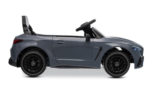Elektrické autíčko Mercedes CLE 12V s pohonom zadných kolies, sivé, Jednomiestne, Lítiová