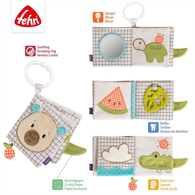 Livre en peluche capybara