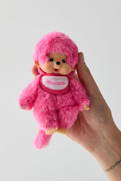 Monchhichi Mončiči colori (rosa lampone, verde menta, blu) 14cm