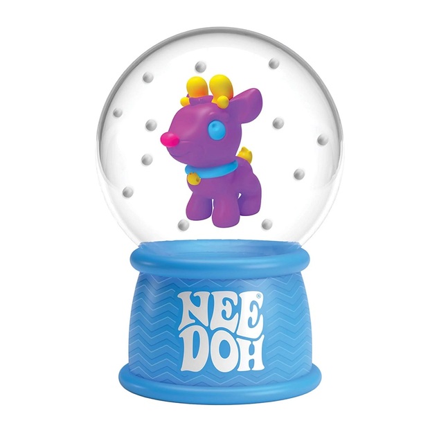 Schylling NeeDoh Boule à neige de Noël compressible