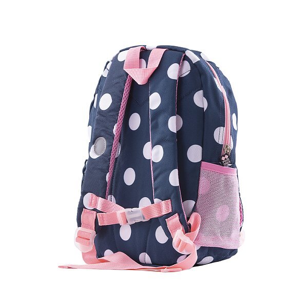 PIXIE CREW Kinder Rucksack blau mit weißen Punkten