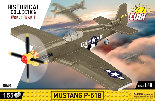 Cobi II WW Mustang P-51B, 1:48, 158 k