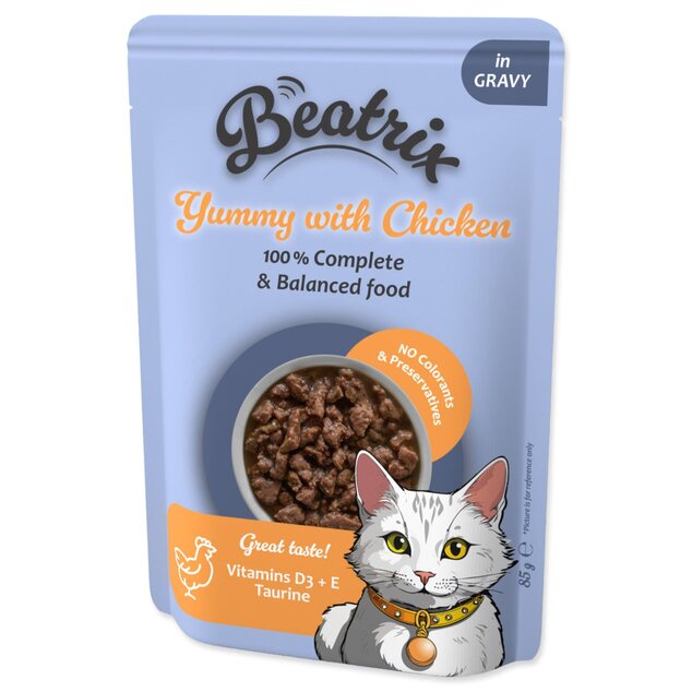 Kapsička Beatrix Adult s kuracím 85g