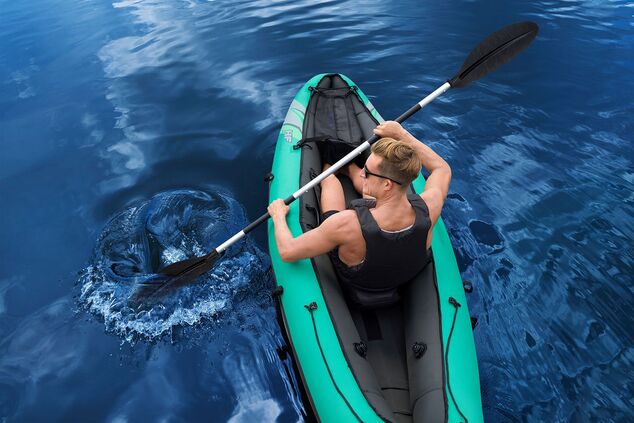 Bestway 65118 Nafukovací jednomiestny kajak Ventura Elite X1, 280 x 86 x 40 cm