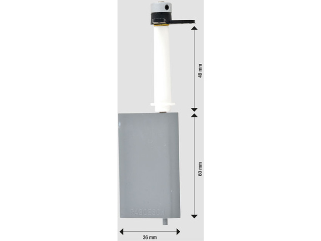 Raboesch kormidlo kompletné 36x60mm