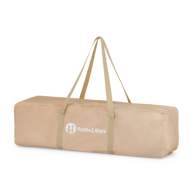 PETITE&amp;MARS Postieľka cestovná Nyja Urban Jungle Sand