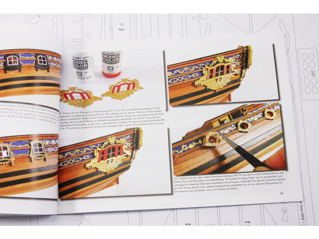 Vanguard Models Duchess of Kingston 1778 1:64 kit