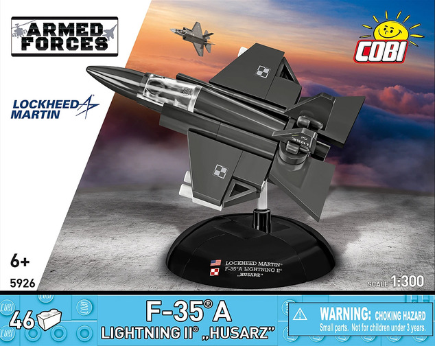 Cobi Forțele Armate Lockeed Martin F-35A "Husarz" 1:300, 47 k