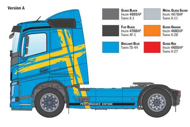 Model Kit truck 3967 - Volvo FH Low Roof (1:24)