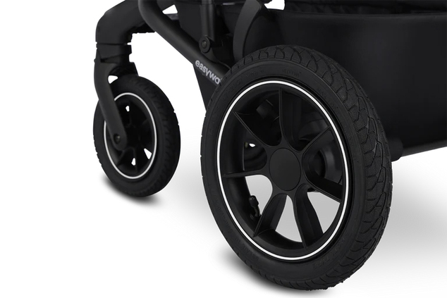 EASYWALKER Set XXL kočík kombinovaný Harvey5 Air Midnight Black s príslušenstvom