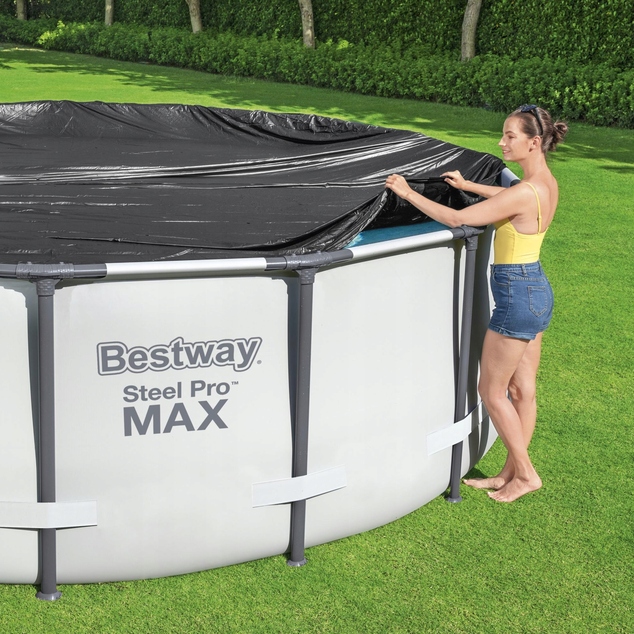 Bestway Gartenpool 56488 Steel Pro MAX 4.57m x1,07m Pool Set