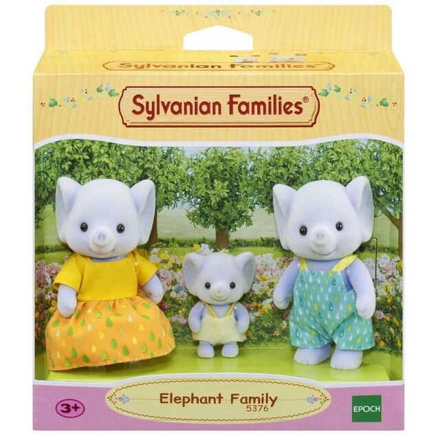 Sylvanian Families Familie mit 3 Elefanten