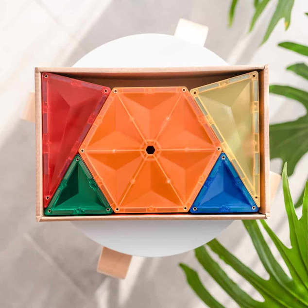 CONNETIX® Rainbow Geometry Pack magnetická stavebnica 30 ks