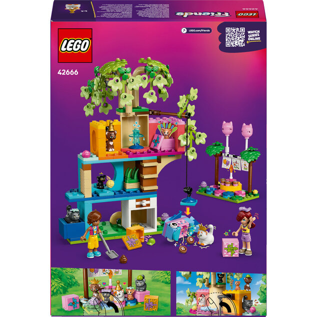 LEGO® Friends 42666 Macska születésnapi buli és lombház
