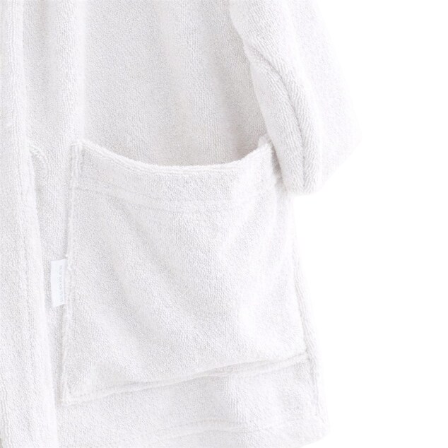 Peignoir en éponge pour enfants New Baby blanc 92/98