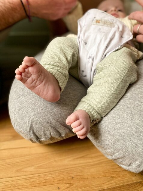 Cuscino gravidanza e allattamento Multirelax 3 in 1 Cotone, Grey Bunny