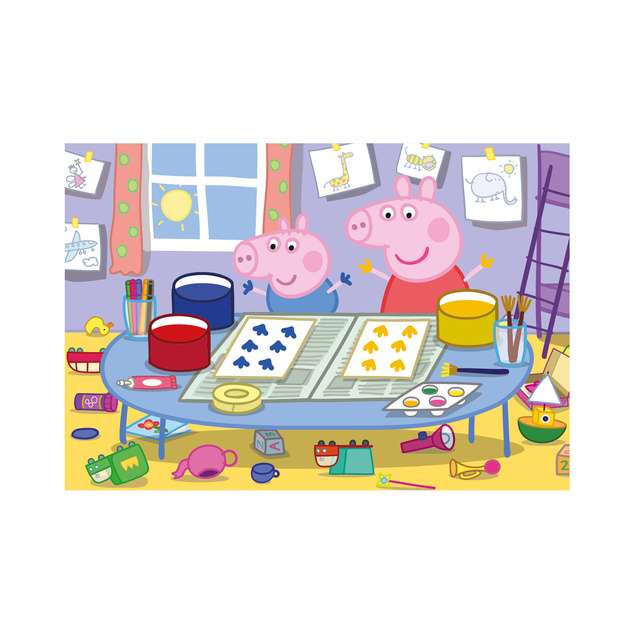 Puzzle Peppa Pig: Výtvarník 24 dielikov