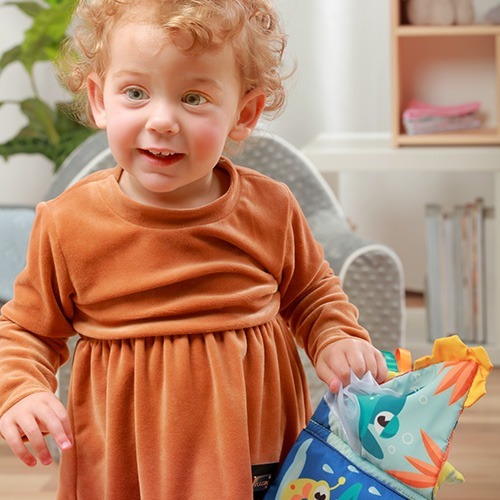 BABYONO Érzékszervi könyv Erdei kirándulás 0m+