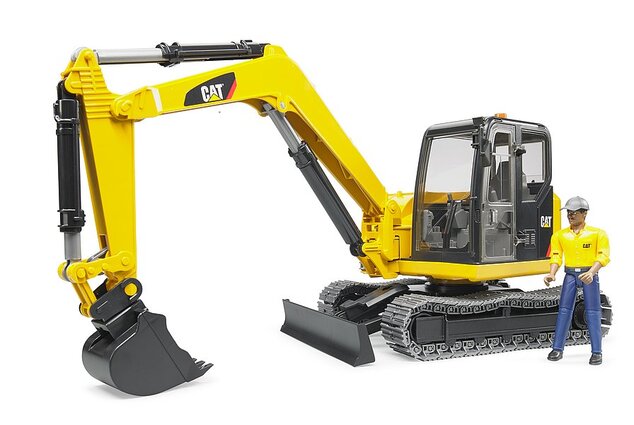 Bruder 02466 Pásový minibager CATERPILLAR s figúrkou