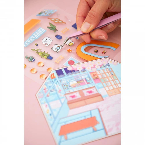 Janod Cosy Set creativ Stickere Minilume Delicii