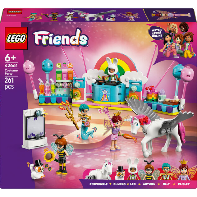 LEGO® Friends 42661 Kostýmová párty s jednorožcom a vílou