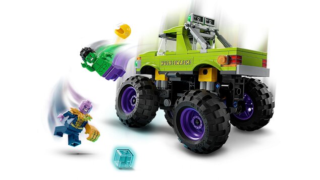 LEGO® Marvel 76312 Hulkov truck vs. Thanos