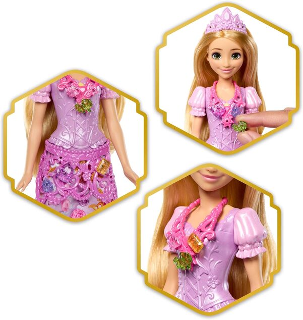 Mattel Disney Princess Jewel Reveal™ Rapunzel con sorpresa