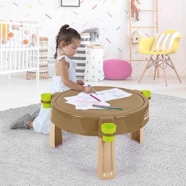 Dolu Spieltisch 4in1 kreativ, braun