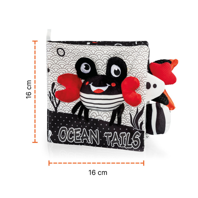 Сензорна плюшена книга, Crab