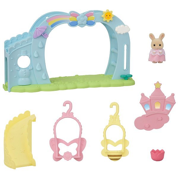 Sylvanian Families Dúhové hojdačky so šmykľavkou