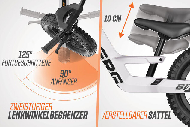 BERG Biky Cross White Handbrake