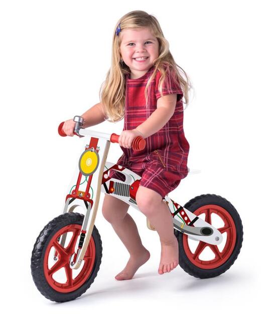 Woody Motorradwippe, rot
