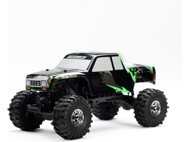 Pro-Line koleso 1:30 s pneumatikou Baja Pro X, disk chrómový (4): Axial SCX30