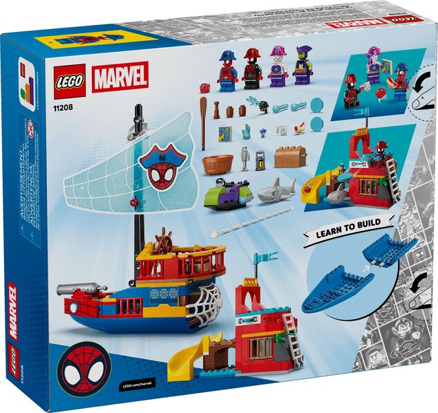 LEGO® Marvel 11208 Pirátska loď Spideyho tímu