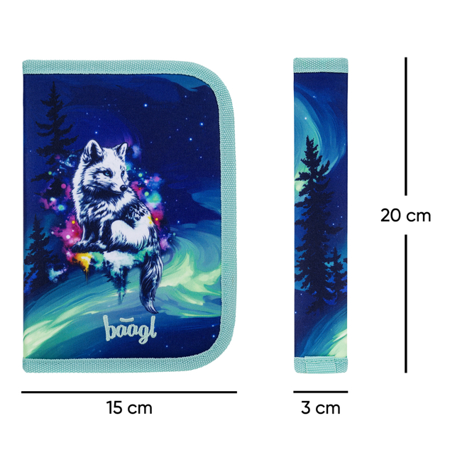 BAAGL Trousse scolaire à un étage Aurora GRS