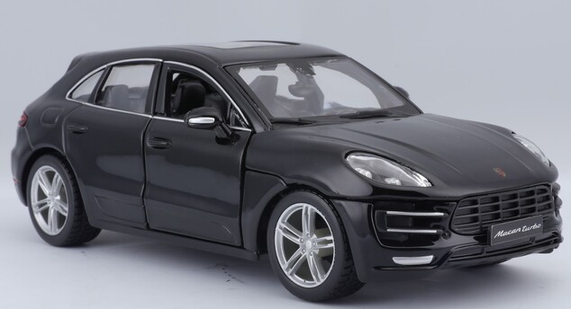 Bburago 1:24 Plus Porsche Macan Schwarz