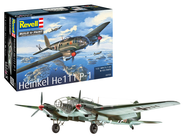 Plastic ModelKit aereo 03755 - Heinkel He 111P-1 (1:32)