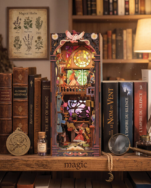 GRAINE CREATIVE Modello 3D in legno Casa magica