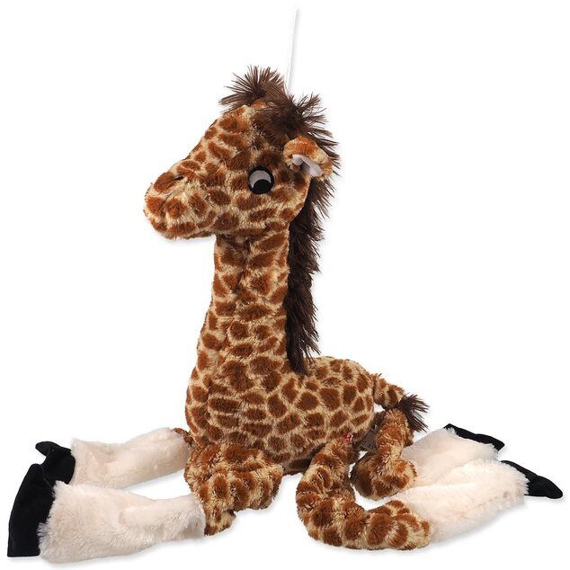 Giocattolo Dog Fantasy Jumbo giraffa sonagliante e frusciante 87cm