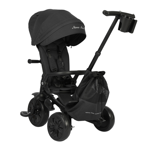 QPLAY Tříkolka Nova Max 5v1 Black, 10-72 měsíců