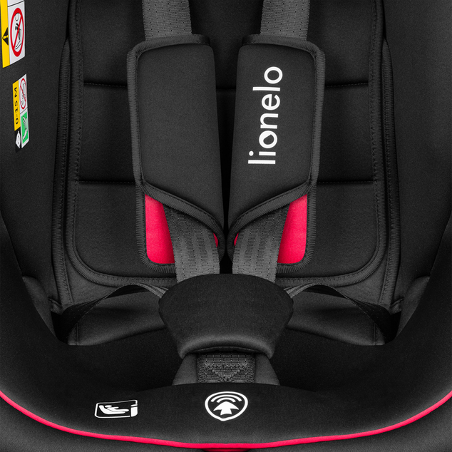 Lionelo Autosedačka Bastiaan i-Size (40-150 cm) Black Red