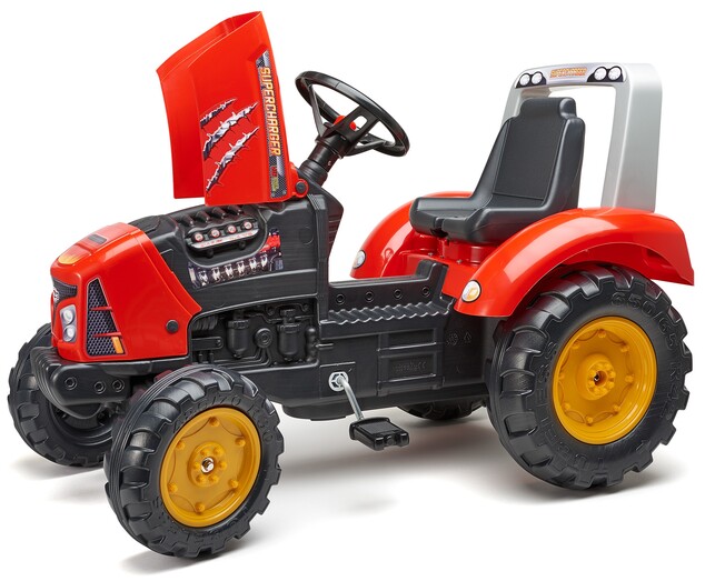 Falk Šliapací traktor 2020AB Supercharger červený