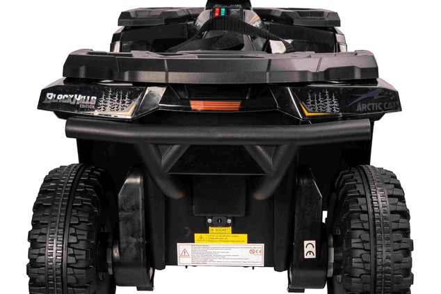 Licencovaná elektrická štvorkolka Arctic Cat 12V so zadným pohonom, čierna, LED svetlá, Lí