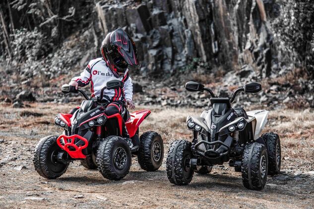 Elektrická štvorkolka Can-am Renegade, 12V červená