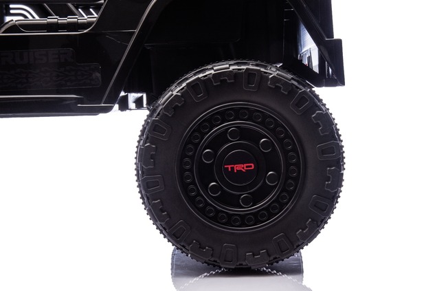 Elektrické autíčko Toyota FJ Cruiser XXL s pohonom 4x4, licencované (Dvojmiestne), čierne,