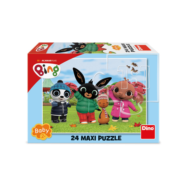 Puzzle Bing na jeseň 24 dielikov maxi