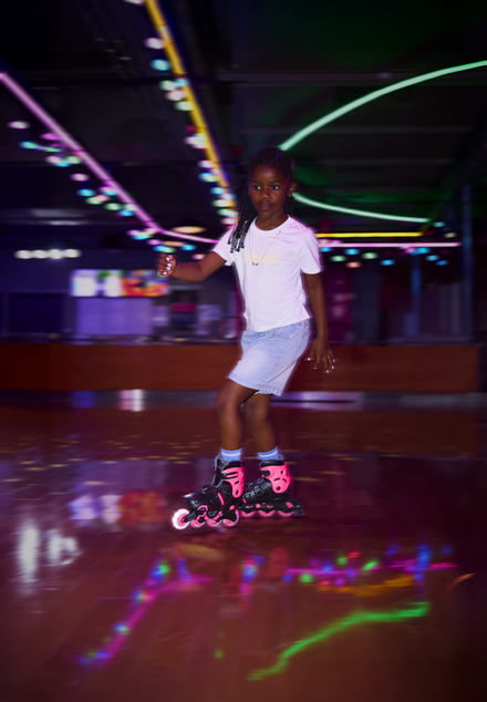 Globber Nastaviteľné inline korčule 34-37 Black-Coral Pink